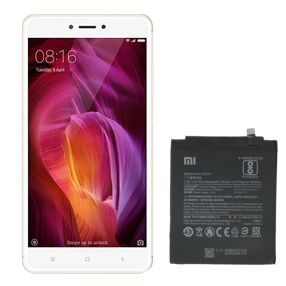 قیمت باتری اصلی گوشی ردمی نوت 4 ایکس شیائومی Redmi Note 4X BN43 - بیسل